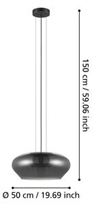 Eglo 39658 - Lampadario su filo PRIORAT 3xE27/20W/230V