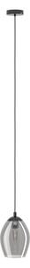 Eglo 39564 - Lampadario a sospensione con filo ESTANYS 1xE27/60W/230V fumé