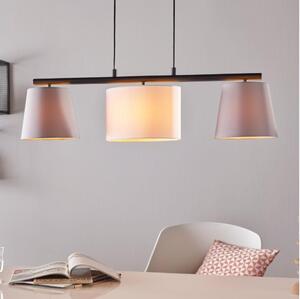 Eglo 55207 - Lampadario a sospensione con filo ALMEIDA 3xE14/25W/230V grigio