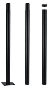 Brilagi - Palo in metallo per illuminazione esterna URBAN 3 m palo nero