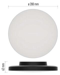 Plafoniera LED da bagno LED/15W/230V 3000/4000/5700K IP55 nero