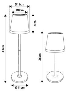 Globo 36637SM - Lampada LED solare LED/0,6W/3V 3000K IP44 cromo opaco