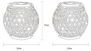 Globo 36659 - Lampada LED solare LED/0,02W/3V IP44