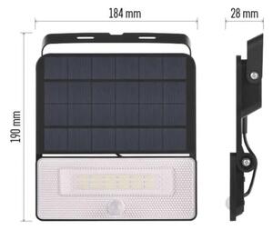 LED Proiettore solare con sensore di movimento LED/3,7V 3600mAh 4000K IP54