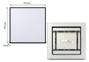 Brilagi - Plafoniera LED SLIMFRAME LED/58W/230V 60x60 cm nero