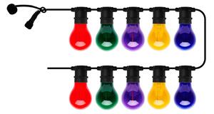Sirius Ghirlanda luminosa LED Tobias, set iniziale, multicolore, 10 luci, lunghezza Tobias, Multicolore, Plastica