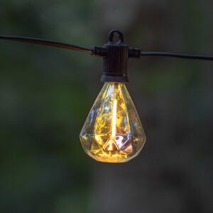 Sirius Ghirlanda luminosa LED Marcus trasparente, set iniziale, 3 m, solare/con spina, Bianco / Opale, Plastica