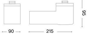 Ideal Lux - Applique da esterno CLIO 1xE27/42W/230V IP44 antracite