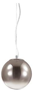Ideal Lux - Lampadario a sospensione con filo MAPA 1xE27/42W/230V diametro 20 cm grigio/fumé