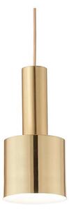 Ideal Lux - Lampadario a sospensione con filo HOLLY 1xE27/60W/230V diametro 12 cm ottone