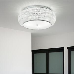 Ideal Lux - Plafoniera di cristallo PASHA 6xE14/40W/230V diametro 40 cm cromo