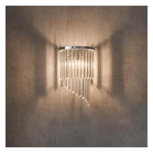 Ideal Lux - Applique di cristallo CARLTON 3xE14/40W/230V cromo lucido