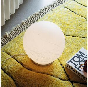 Ideal Lux - Lampada da tavolo CARTA 1xE27/25W/230V diametro 40 cm bianco