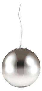 Ideal Lux - Lampadario a sospensione con filo MAPA 1xE27/42W/230V diametro 40 cm grigio/fumé