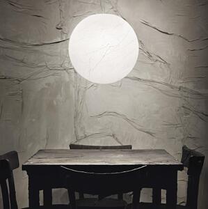 Ideal Lux - Lampadario a sospensione con filo CARTA 1xE27/25W/230V diametro 30 cm bianco