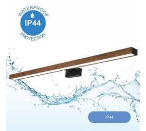 Brilagi-Illuminazione a LED per specchi da bagno WOODY MIRROR LED/15W/230V IP44 quercia/nero