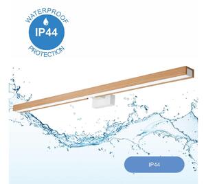 Brilagi-Illuminazione a LED per specchi da bagno WOODY MIRROR LED/15W/230V IP44 quercia/bianco
