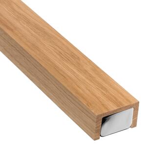Brilagi-Illuminazione a LED per specchi da bagno WOODY MIRROR LED/15W/230V IP44 quercia/cromo