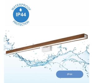 Brilagi-Illuminazione a LED per specchi da bagno WOODY MIRROR LED/15W/230V IP44 quercia/bianco