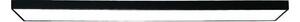 Plafoniera LED LED/32W/230V 4000K 120x13 cm nero