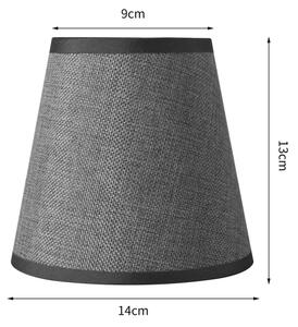Brilagi - Paralume universale NUBILA E27 13x9 cm grigio