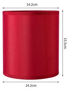 Brilagi - Paralume universale NUBILA E27 15,5x14 cm rosso pompeiano