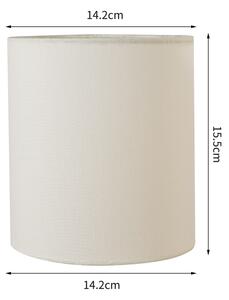 Brilagi - Paralume universale NUBILA E27 15,5x14 cm crema