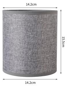 Brilagi - Paralume universale NUBILA E27 15,5x14 cm grigio