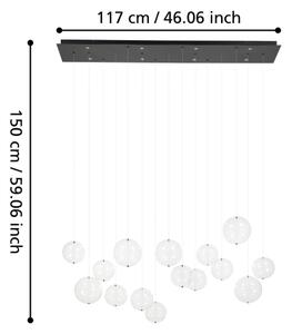Eglo 390334 - Lampadario a sospensione con filo LED dimmerabile ESPARDELLO 8xLED/4,2W/230V 3000K