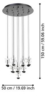 Eglo 390277 - Lampadario a sospensione con filo LED dimmerabile PIANOPOLI LED/27W/230V 3000K