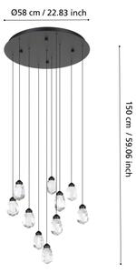 Eglo 390412 - Lampadario a sospensione con filo LED dimmerabile SINDICAT 10xLED/3W/230V 3000K