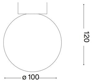 Ideal Lux - Applique a LED CARTA 1xG9/3W/230V diametro 10 cm bianco