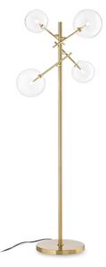 Ideal Lux - Lampada LED da terra EQUINOXE 4xG4/2W/230V ottone/limpido