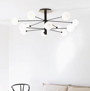 Ideal Lux - Lampadario a sospensione con supporto rigido LED COSMOPOLITAN 12xG9/3W/230V diametro 145 cm nero