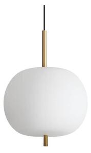 Ideal Lux - Lampadario LED a sospensione con filo UMILE LED/20W/230V diametro 30 cm CRI 90 ottone/bianco
