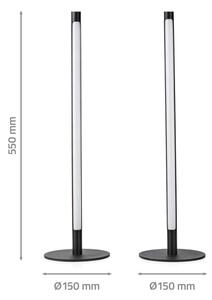 Nedis WIFILD10RGBW-SADA 2xLED RGBIC lampada da tavolo LED 36W 2700-6500K+DO