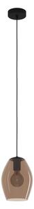Eglo 390159 - Lampadario a sospensione con filo ESTANYS 1xE27/40W/230V marrone