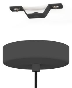 Eglo 390218 - Lampadario a sospensione con filo MORESCANA 1xE27/28W/230V nero