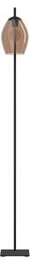 Eglo 390255 - Lampada con piedistallo ESTANYS 1xE27/40W/230V marrone