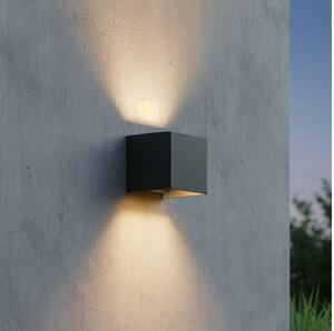 Ideal Lux - Applique a LED da esterno ATOM LED/12W/230V IP54 antracite