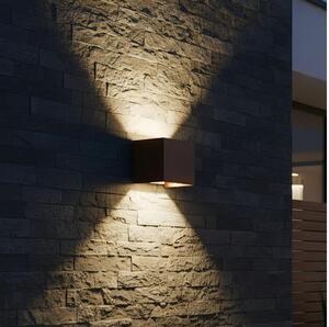 Ideal Lux - Applique a LED da esterno ATOM LED/12W/230V IP54 marrone