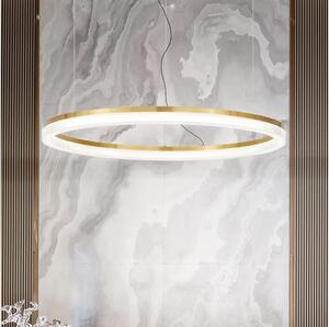Ideal Lux - Lampadario LED a sospensione con filo CROWN LED/42W/230V 3000K diametro 80 cm CRI 90 ottone