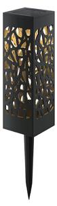 Aigostar - Lampada solare LED LED/0,006W/1,2V 28,5cm nero 2700K IP44