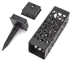 Aigostar - Lampada solare LED LED/0,006W/1,2V 28,5cm nero 2700K IP44