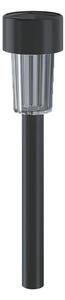 Aigostar - Lampada LED solare LED/0,006W/1,2V 29,5 cm nero 6500K IP44