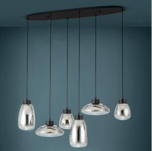 Eglo 390301 - Lampadario a sospensione con filo LED dimmerabile SARNARRA 6xLED/5,4W/230V 2700K