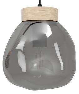 Eglo 390319 - Lampadario a sospensione con filo MAGACELA 3xE27/40W/230V fumé