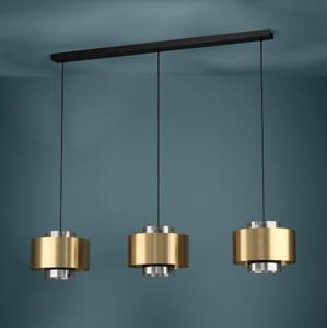 Eglo 390067 - Lampadario a sospensione con filo DUGLIA 3xE27/40W/230V oro