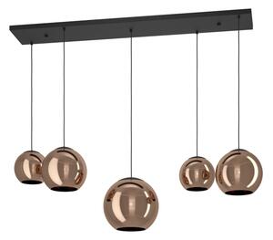 Eglo 390388 - Lampadario a sospensione con filo CORDOBA 5xE27/40W/230V rame