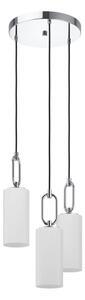 Eglo 390128 - Lampadario a sospensione con filo MAJANA 3xE27/40W/230V cromo lucido